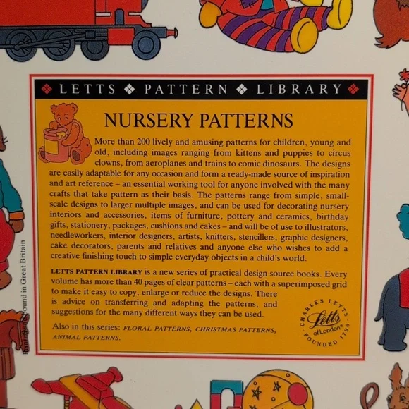 Nursery Patterns Book - Picture 2 of 3